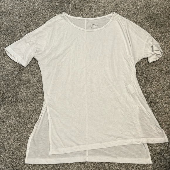 Nike Dri-fit white sheer workout top - Picture 1 of 3